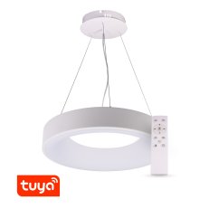 ZULU KZT32-W bílé kulaté závěsné TUYA+RF CCT LED svítidlo T-LED 105567
