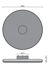 Přisazené svítidlo ZETA 2 PF 38W IP40 3K DALI PMMA černá OSMONT ZET60039