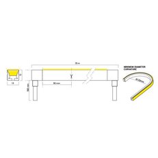 XMAGIS 13X12 CCT 9.6W/m 120LED/m 1m 2700