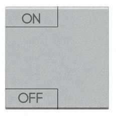 BTICINO LIVINGLIGHT MYHOME KRYTKA SPÍNAČE PODSVĚTLENÁ S TEXTEM ON/OFF 2MOD TECH