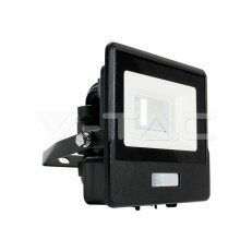 10W Light Sensor Floodlight With Samsung Chip 3000K Black Body V-TAC SKU20256