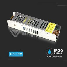 SLIM Power Supply 25W 12V Metal IP20, VT-20026 V-TAC SKU3228