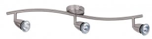 Norman GU10 3x 50W IP20 saténový chrom RABALUX 5993