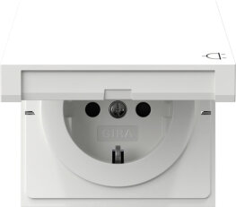 SCHUKO ZV + SP F100 čistě bílá GIRA 441470
