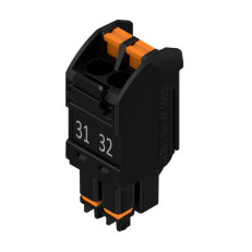 Zásuvný konektor DPS BHF 5.00/02 BK/BK PRT 31 WEIDMÜLLER 2488320000