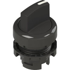 Přepínač krátká páka, d22mm, 3, černá, plast, černá, IP67 PIZZATO E21SE13ECE11AB