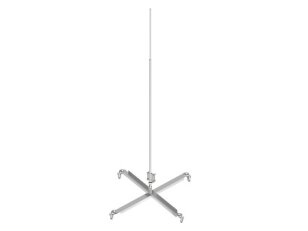 Jímací tyč na podstavci pro montáž držáku, L2000mm, d16/10mm, Al/Inox 518213
