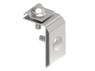 Držák vedení na drážku okrajový, drát 8/10mm, materiál Inox GROMTOR 404413