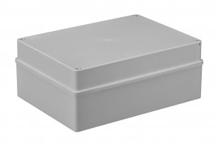 Malpro S-BOX 616 Krabice S-BOX 616, 300 x 220 x 120 mm, bez průchodek, IP65 šedá