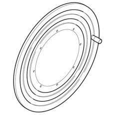 SCAME SC92088 Čelo ke kabelovému bubnu ROLLER 450 - plné