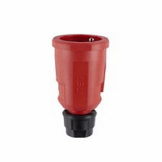 Zásuvka spojovací elamidová 3x2,5mm2, červená IP20 (1579042) ABL 100000089