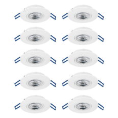 Vestavné svítidlo GEDREZ SET 10XLED-CCT d90 14,9W IP20 bílá EGLO 300187