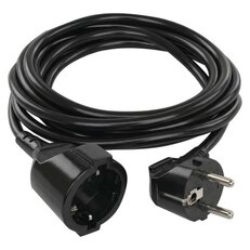Prodlužovací kabel 3 m, 1 zásuvka, černý, PVC, 1,5 mm2 EMOS PC0123R