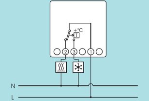Termostat ORBIS CLIMA ML pokojový mechanický 16A (2 5A) 250V AC ORBIS 1000834