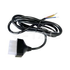 Power Cable Black 1,5m 3x0,75mm2, V-TAC SKU10178