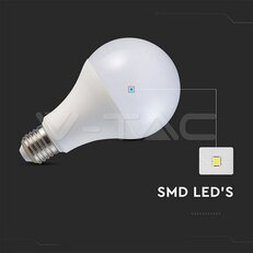 LED Bulb 20W A80 ?27 Thermoplastic 3000K        VT-22022, V-TAC SKU23747