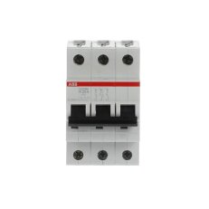 S203M-K25 3 fázový jistič 25 A char. K 10kA ABB 2CDS273001R0517
