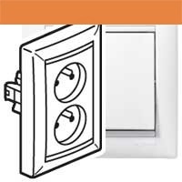 VA ZÁS. 2X2P+T S PO BÍLÁ LEGRAND S74390RD