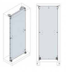 Montážní deska pro skříň IS2 2000x600 (v