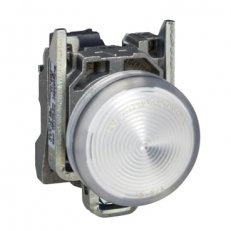 Signálka se žárovkou BA 9s, 250 V, bílá SCHNEIDER XB4BVCUST02