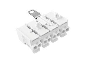 Svorkovnice SLK 3/4 E-SCHR (N-E-1-2) pro svítidla PC bílá Eleman 1000414