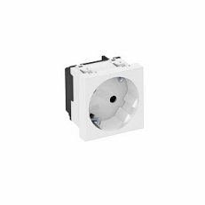 OBO STD-D3 RW1 Zásuvka 33° schuko ochranný kontakt,1-nás. 250V 10/16A čistě bílá