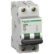 Schneider 25122 C60H jistič 2P 50A D