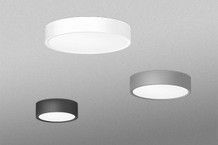 LYRA GREY d210x50mm 17W/3000K Mivvy Lighting LYR21HEL17W3KG