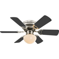 Stropní ventilátor UGO nikl 1xE27, max. 60W 230V GLOBO 0307W