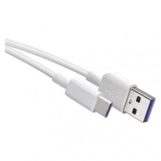 Nabíjecí a datový kabel USB-A 2.0 USB-C 2.0, 1,5 m, bílý EMOS SM7026