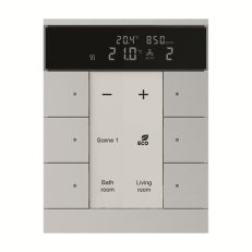 ABB KNX Tenton prvek ovládací 6nás, HVAC, CO2 hliníková stříbrná SBC/U6.0.1-83