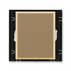 Kryt zaslepovací s třmenem 3902E-A00001 25 kávová/led. opálová Element ABB