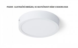 HUE R 17 stropní dekor buk 230V LED 18W 3000K RENDL R12799