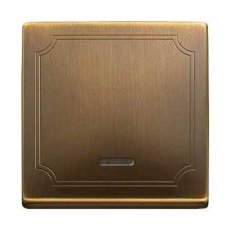 Schneider MTN438043 Kryt spínače s průzorem, S-Design, antique brass