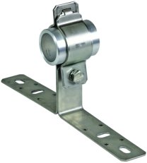 Úchyt na stěnu nerez s příložkou pro trubku D 50mm pro DEHNiso-Combi 105340