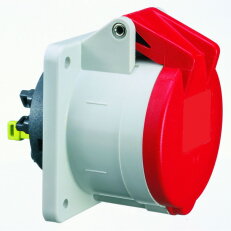 Zásuvka vestavná 32A 5p 400V IP44 6h Quick-Connect BALS 13896