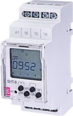 Digitální časový spínač na DIN SHT-3 230V 1xCO,16A 230V AC ETI 002470055