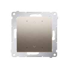 Ovladač tlačítkový SHUTTER [Wi-Fi] 2x5A, 230V, zlatá matná matná