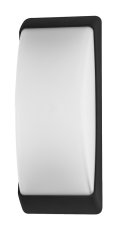 Opole E27 1x 12W IP65 matná černá RABALUX 7797