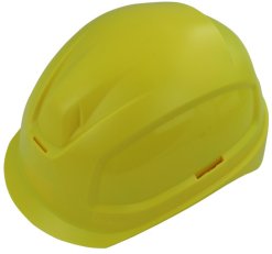 Elektrikářská ochranná helma žlutá vel 52 - 61 cm DEHN 785705