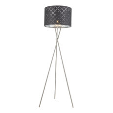 Stojací lampa KIDAL nikl 1xE27, max. 60W 230V GLOBO 15228S1