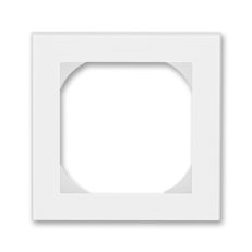 LEVIT Jednorámeček s otvorem 55x55 bílá/ledová bílá ABB 3901H-A05510 01