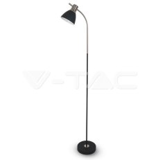 Designer Floor Lamp Black Metal Base swi