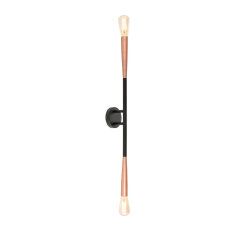 HAVANA AP 2X40W E27 BLACK/RED COPPER mar