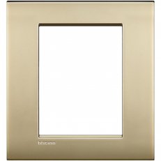 BTICINO LIVINGLIGHT RÁMEČEK AIR 3+3MODULOVÝ ZLATO LNC4826OF
