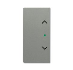 ABB Solo Kryt 2násobný levý/pravý symbol žaluzie metalická šedá SRB-2-803