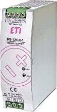 Napájecí zdroj PS-120-25 100-240V AC/140-340V DC 5A 24-28V DC 120W ETI 004656682