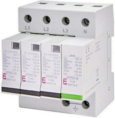 Kompaktní svodič přepětí se signalizací ETITEC VS T12 255/12,5 3+1 RC síť TT/TNS