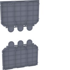 Zádní kryt svorek x630/P630, rozšiřující, 3-pól. HAGER HYW052H