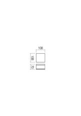 Stropní svítidlo AKRON PL LED SMD 9W IP54 MW 3000K REDO 90108